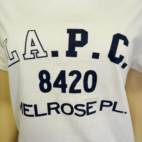 A.P.C. Unisex Melrose Pl T-shirt L - Picture 5 of 8